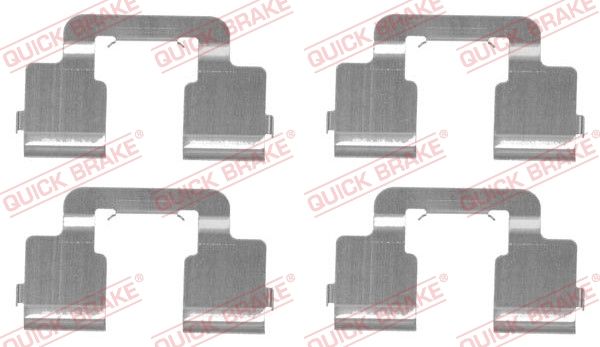 Zestaw akcesoriów, klocki hamulcowe QUICK BRAKE 109-1733
