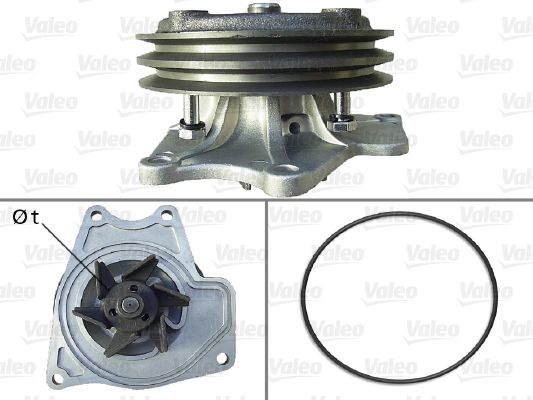 Pompa wody, chłodzenie silnika VALEO 506734
