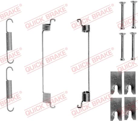 Zestaw akcesoriów, szczęki hamulcowe QUICK BRAKE 105-0866