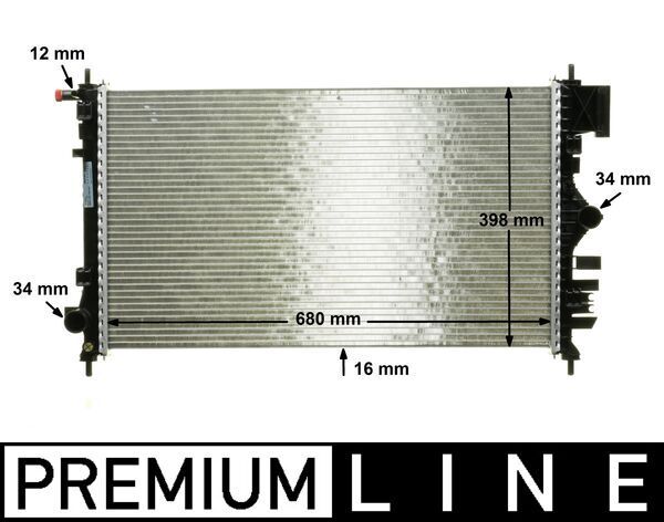 Chłodnica, układ chłodzenia silnika MAHLE CR1097000P