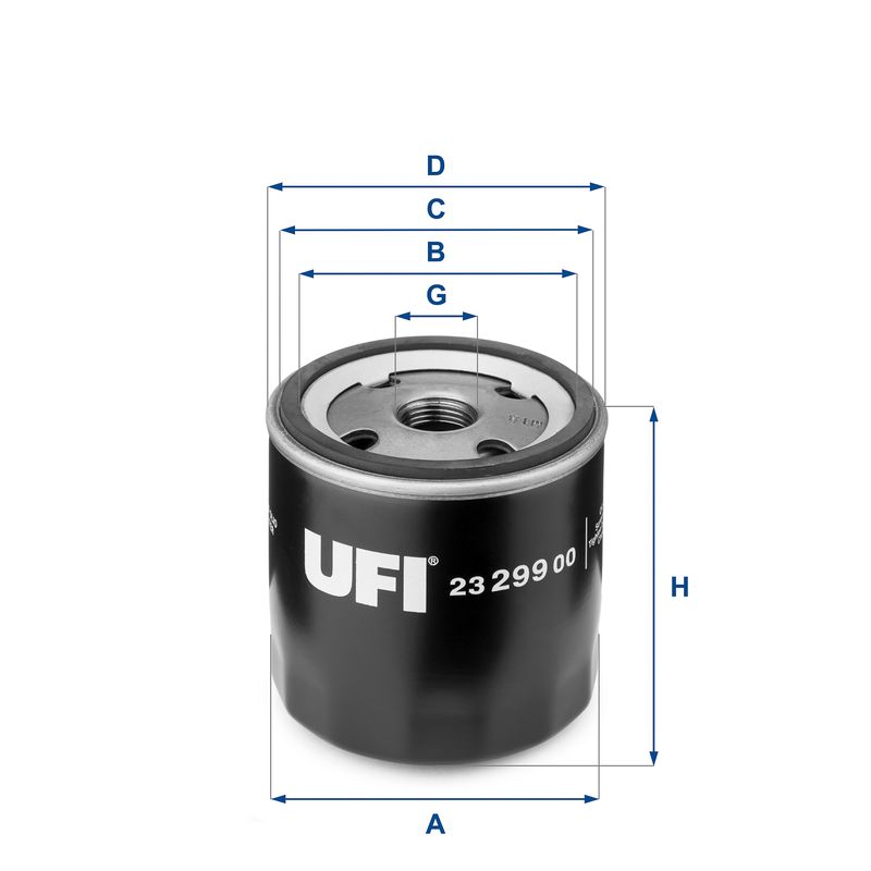 Filtr oleju UFI 23.299.00