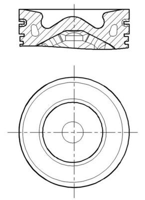Tłok MAHLE 013PI00155001