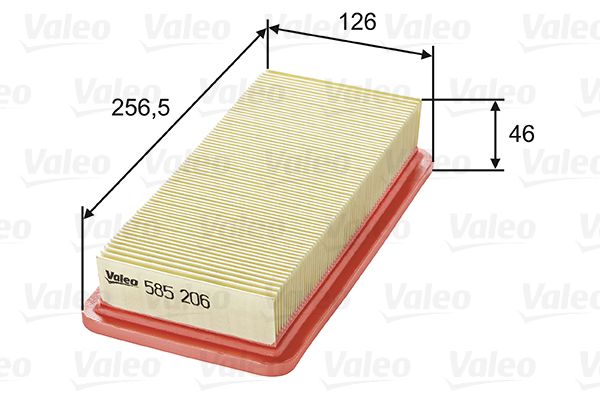 Filtr powietrza VALEO 585206