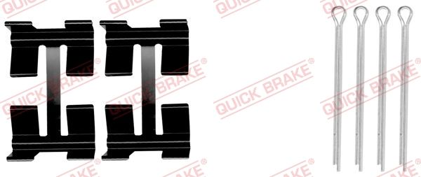 Zestaw akcesoriów, klocki hamulcowe QUICK BRAKE 109-0972
