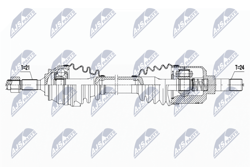 Wał napędowy NTY NPW-CT-055