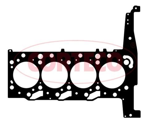 Uszczelka, głowica cylindrów CORTECO 415423P