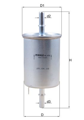 Filtr paliwa KNECHT KL 470