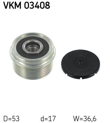 Alternator - sprzęgło jednokierunkowe SKF vkm 03408
