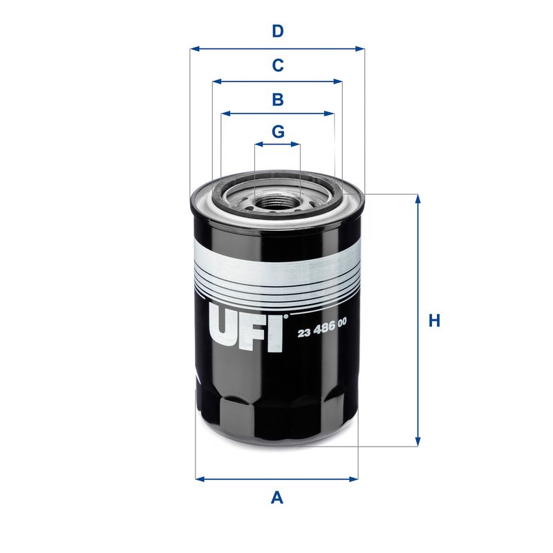 Filtr oleju UFI 23.486.00