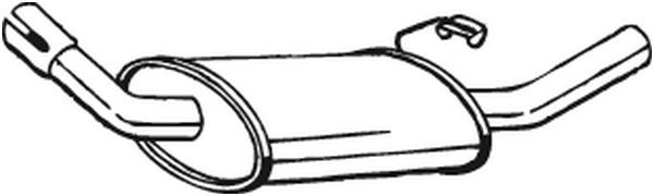 Tłumik końcowy BOSAL 154-801