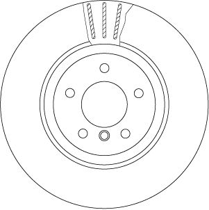 Tarcza hamulcowa TRW DF6624S