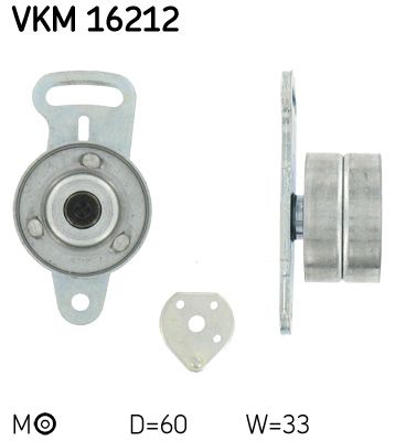 Rolka napinacza, pasek rozrządu SKF VKM 16212