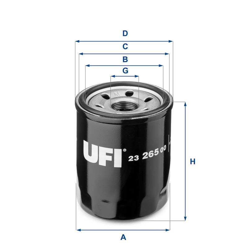 Filtr oleju UFI 23.265.00