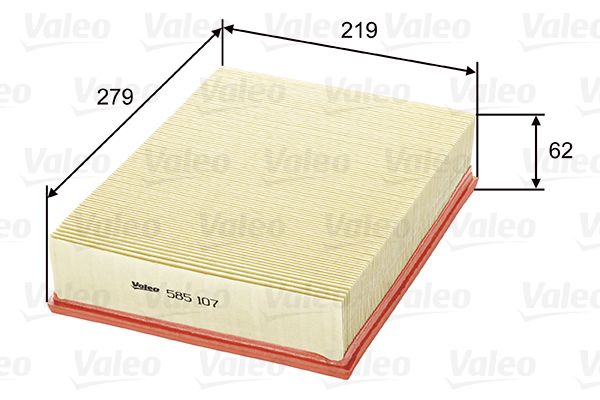 Filtr powietrza VALEO 585107