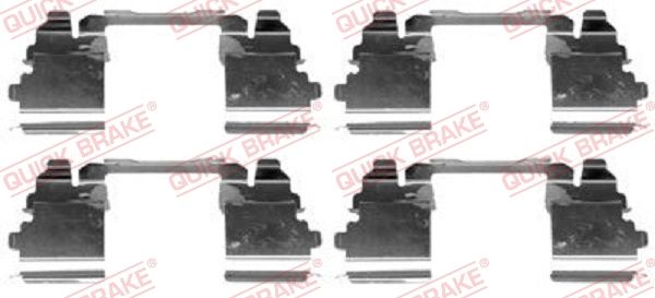 Zestaw akcesoriów, klocki hamulcowe QUICK BRAKE 109-1768