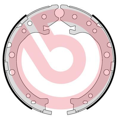 Zestaw szczęk hamulcowych, hamulec postojowy BREMBO S 28 519