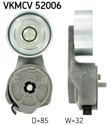 Rolka napinacza, pasek klinowy wielorowkowy SKF VKMCV 52006