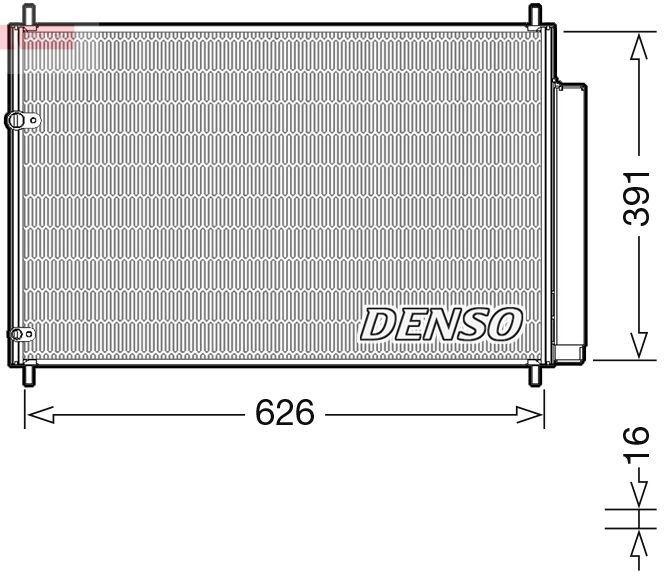 Skraplacz, klimatyzacja DENSO DCN50041