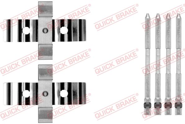 Zestaw akcesoriów, klocki hamulcowe QUICK BRAKE 109-1848