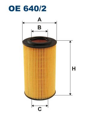 Filtr oleju FILTRON oe 640/2