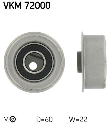 Rolka napinacza, pasek rozrządu SKF vkm 72000
