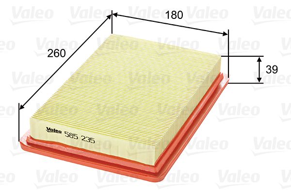 Filtr powietrza VALEO 585235