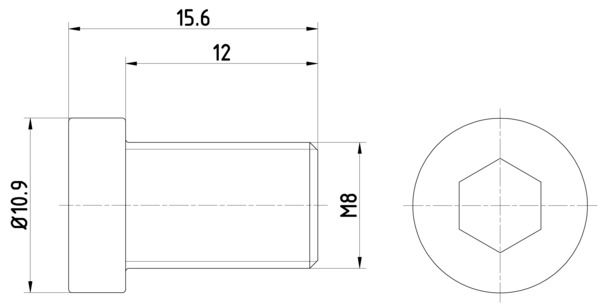 Śruba, tarcza hamulcowa TEXTAR TPM0009