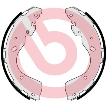 Zestaw szczęk hamulcowych BREMBO S 56 547