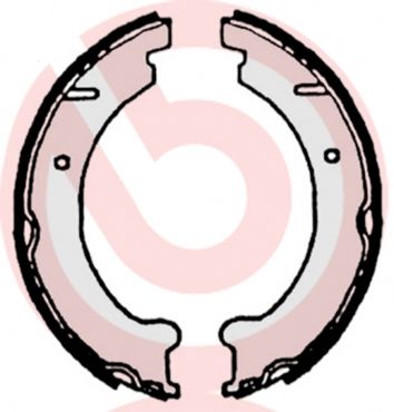 Zestaw szczęk hamulcowych, hamulec postojowy BREMBO S 86 509
