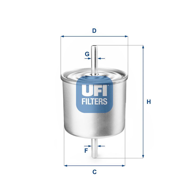 Filtr paliwa UFI 31.514.00