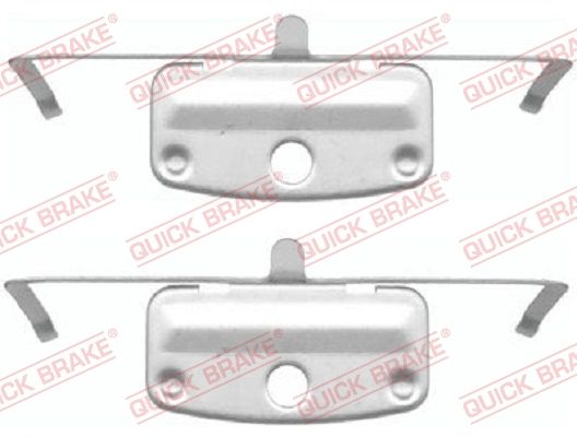 Zestaw akcesoriów, klocki hamulcowe QUICK BRAKE 109-1644