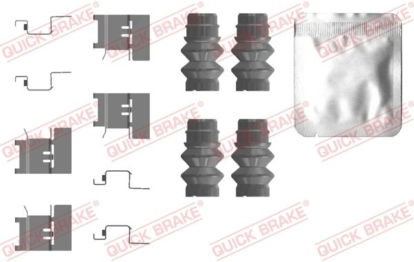 Zestaw akcesoriów, klocki hamulcowe QUICK BRAKE 109-0120