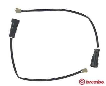 Styk ostrzegawczy, zużycie okładzin hamulcowych BREMBO A 00 351