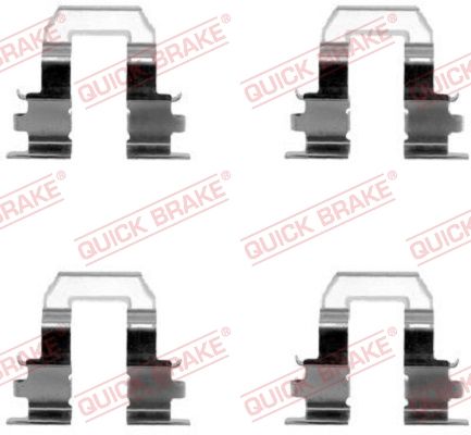 Zestaw akcesoriów, klocki hamulcowe QUICK BRAKE 109-1255