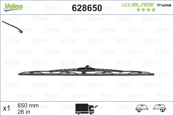 Pióro wycieraczki VALEO 628650
