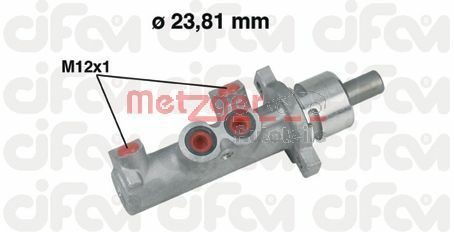 Pompa hamulcowa METZGER 202-366