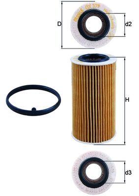 Filtr oleju KNECHT OX 379D