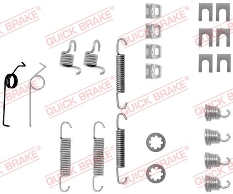 Zestaw akcesoriów, szczęki hamulcowe QUICK BRAKE 105-0519