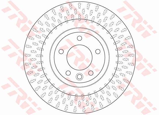 Tarcza hamulcowa TRW DF6528S