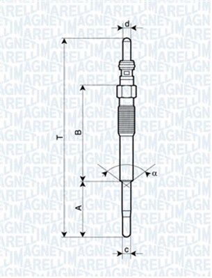 Świeca żarowa MAGNETI MARELLI 062900080304