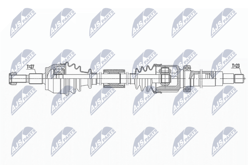 Wał napędowy NTY NPW-FR-113
