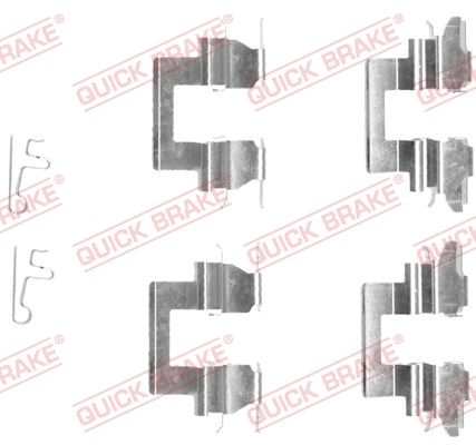 Zestaw akcesoriów, klocki hamulcowe QUICK BRAKE 109-1608