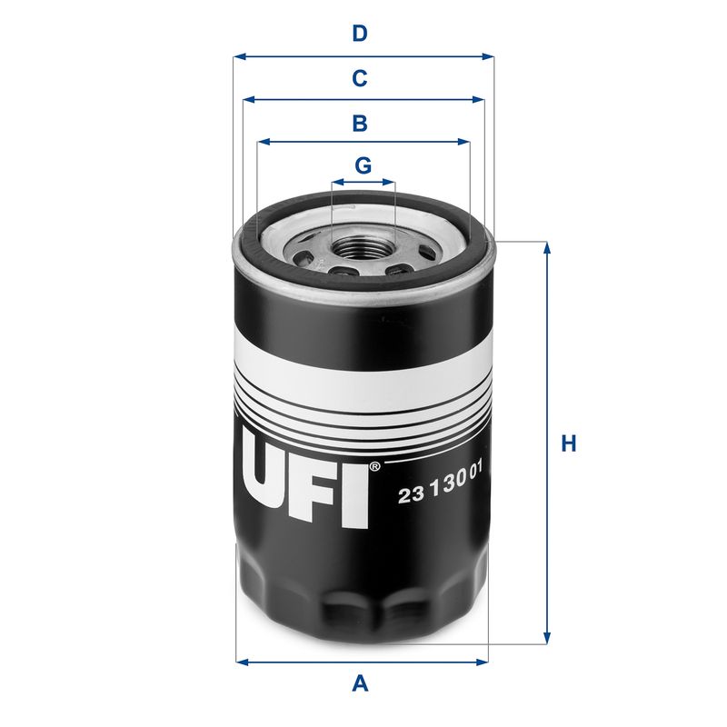 Filtr oleju UFI 23.130.01