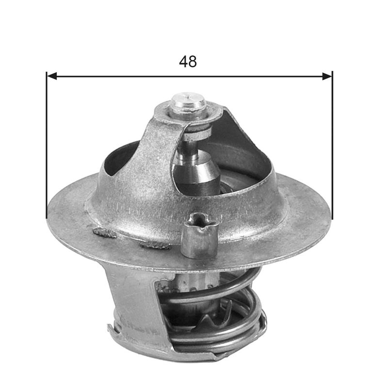 Termostat, płyn chłodzący GATES TH39374G1