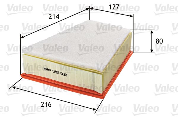 Filtr powietrza VALEO 585060