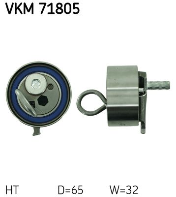 Rolka napinacza, pasek rozrządu SKF VKM71805