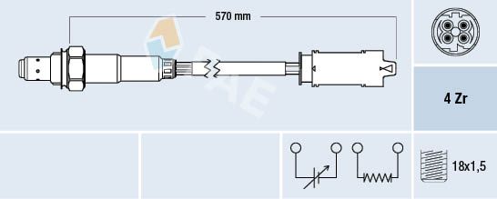 Sonda lambda FAE 77266