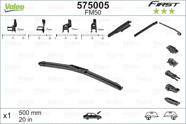 Pióro wycieraczki VALEO 575005