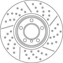 Tarcza hamulcowa TRW DF6604S