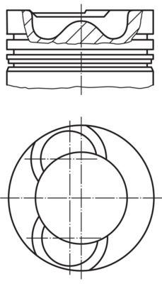 Tłok MAHLE 028 19 00